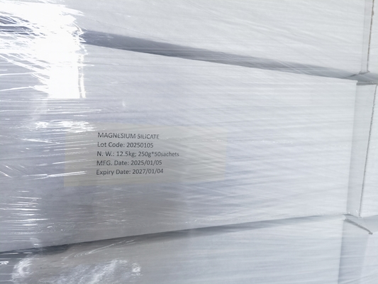 Package Customized Food Grade Oil Filter Powder Magnesium Silicate Adsorbent CAS 1343-88-0