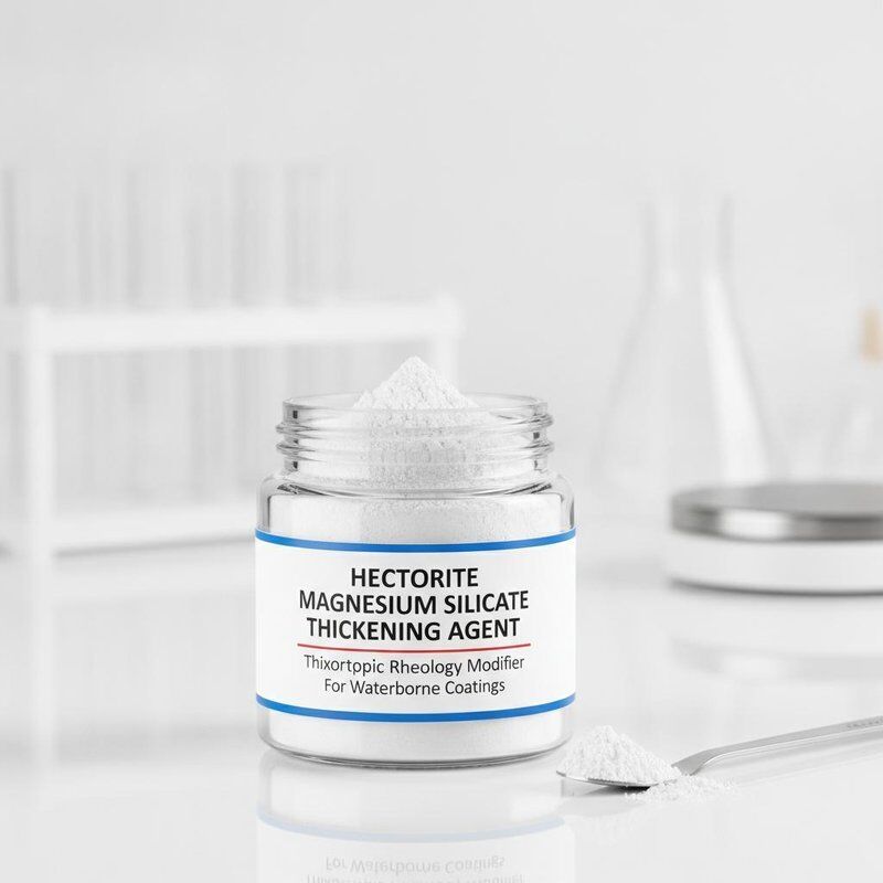 Hectorite Magnesium Silicate Thickening Agent with Thixotropic and Adsorption Properties for Waterborne Coatings