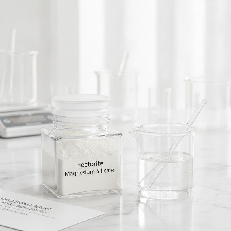 Hectorite Magnesium Silicate Adsorbent with Thixotropic Thickening and Adsorption Properties for Cosmetic Gels