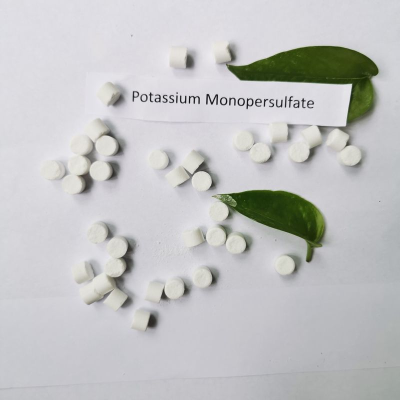 Tablet Form Potassium Monopersulfate , White Pink Potassium Hydrogen Persulfate